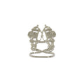 Hermes Brides de Gala Scarf Ring Silver