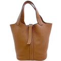 Hermes Picotin PM Gold Silver Handbag Epsom
