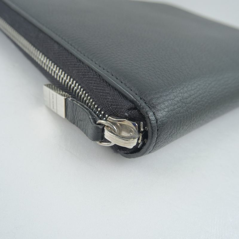 Dior Homme Document Case Calf Black Clutch Bag — view 4