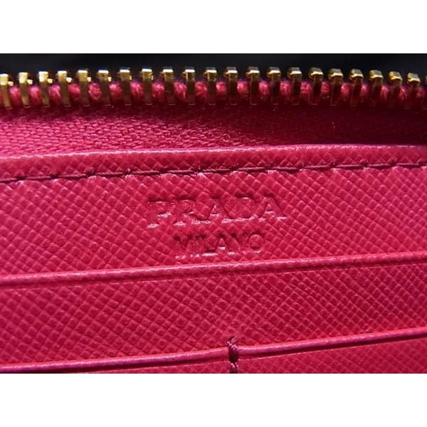 Prada 1 M1183 Tessuto Nylon Quilted L-Shaped Zipper Long Wallet — view 5