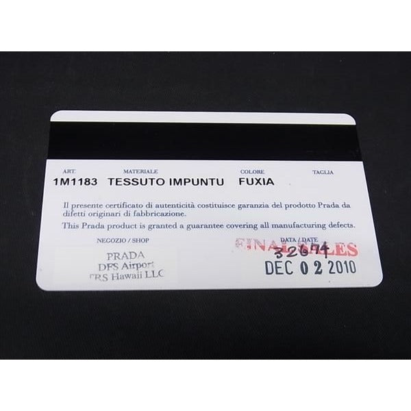 Prada 1 M1183 Tessuto Nylon Quilted L-Shaped Zipper Long Wallet — view 6