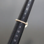 Dior Rose De Van Pave Diamond Ring 750 18K Pink Gold Box And Paper E1112 — view 8