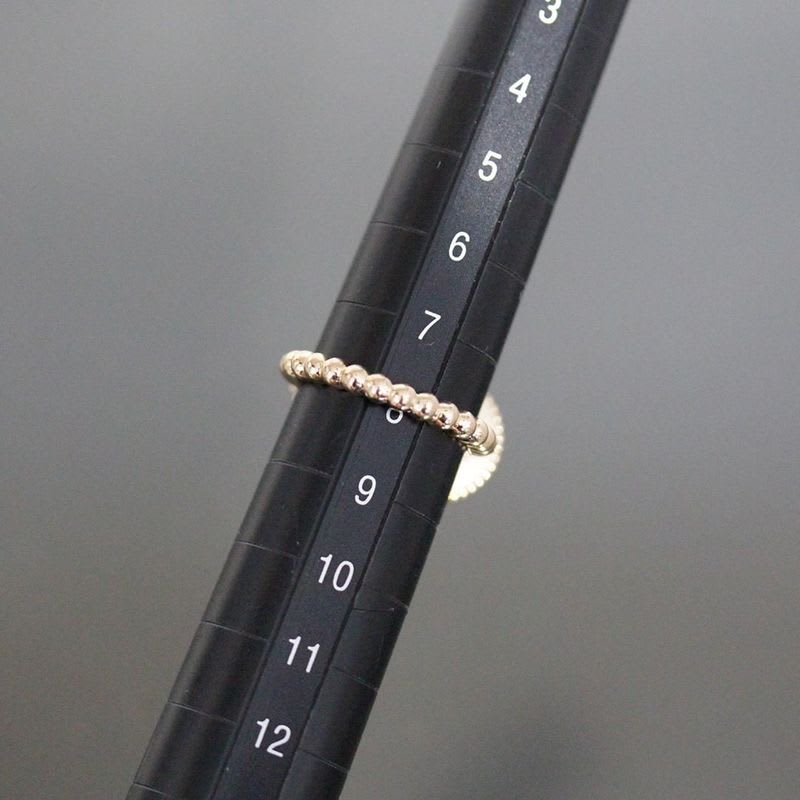 Dior Rose De Van Pave Diamond Ring 750 18K Pink Gold Box And Paper E1112 — view 8