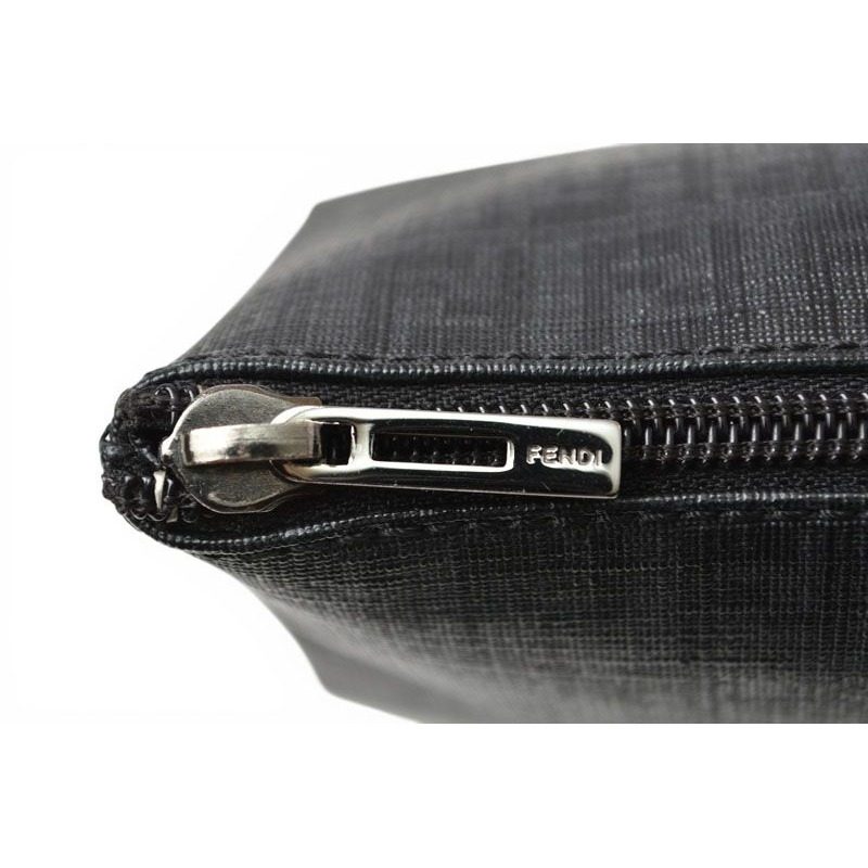 Fendi Cosmetic Pouch Travel Zucchino Black — view 5