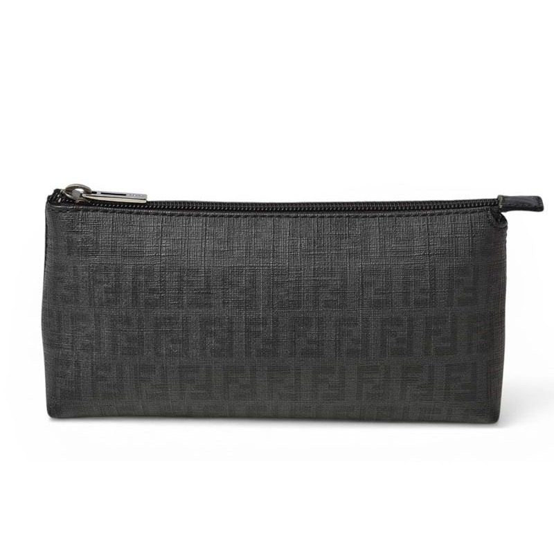 Fendi Cosmetic Pouch Travel Zucchino Black