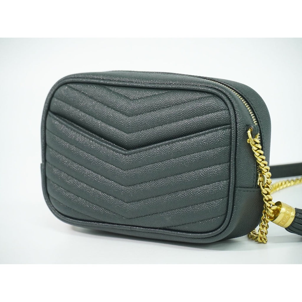 Saint Laurent Lou Lou Tassel Chain Shoulder Bag Pochette — view 2
