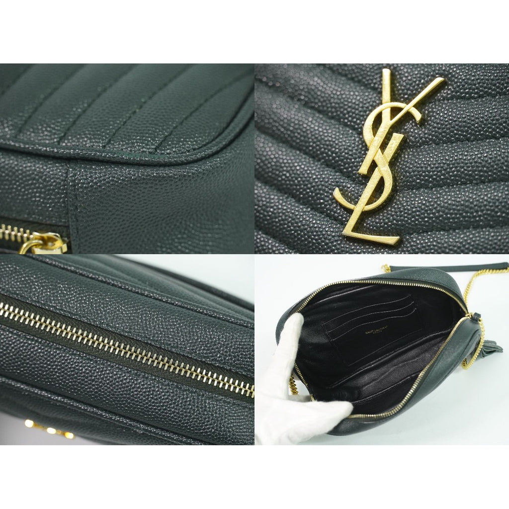 Saint Laurent Lou Lou Tassel Chain Shoulder Bag Pochette — view 7