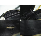 Saint Laurent Lou Lou Tassel Chain Shoulder Bag Pochette — view 9