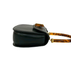 Gucci Vintage Turnlock Calf Leather Handbag Tote — view 6