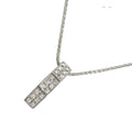 Celine Diamond Ruby Necklace 42 cm Pt Platinum