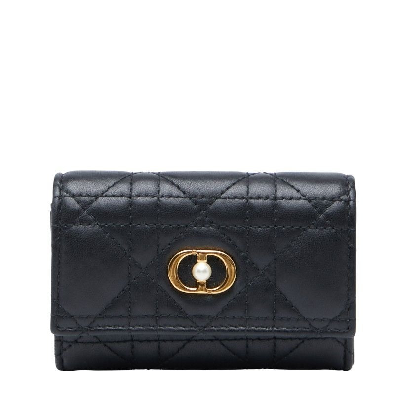 Dior Cannage Jolie Grisine S3102 Unjb Black Lambskin