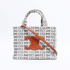 Celine Handbag Logo 2-Way Small Cabas Thais Textile