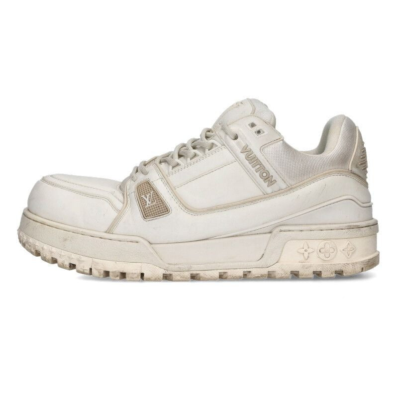 Louis Vuitton LV Trainer Maxi Sneaker White Beige