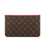 Louis Vuitton Neverfull Pouch Brown Monogram Canvas — view 2