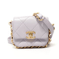 Chanel Shoulder Bag Mini Quilted Chain