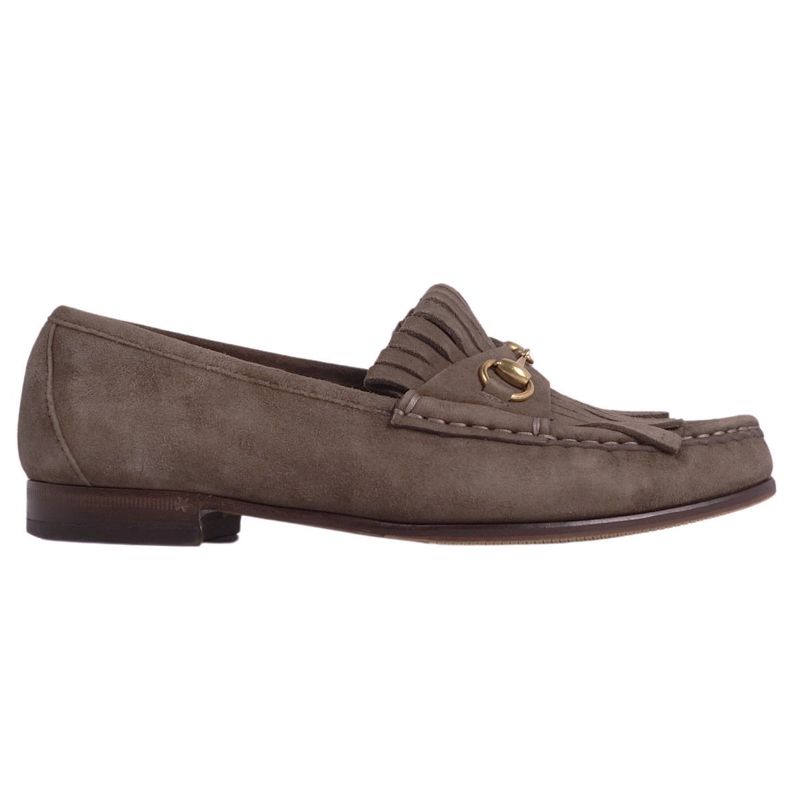 Gucci Loafers Moccasins Quilted Horsebit Suede — view 7