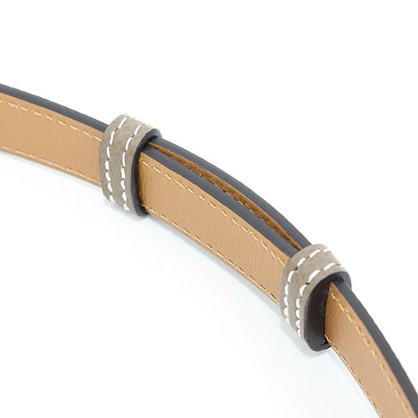Hermes Belt Kelly 18 Vaux Epson Etoupe Gold Hardware — view 5