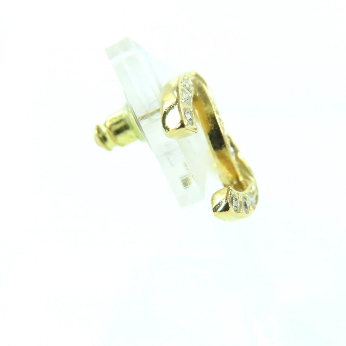 Chanel A24 V Coco Mark Rhinestone Earrings Accessories — view 5