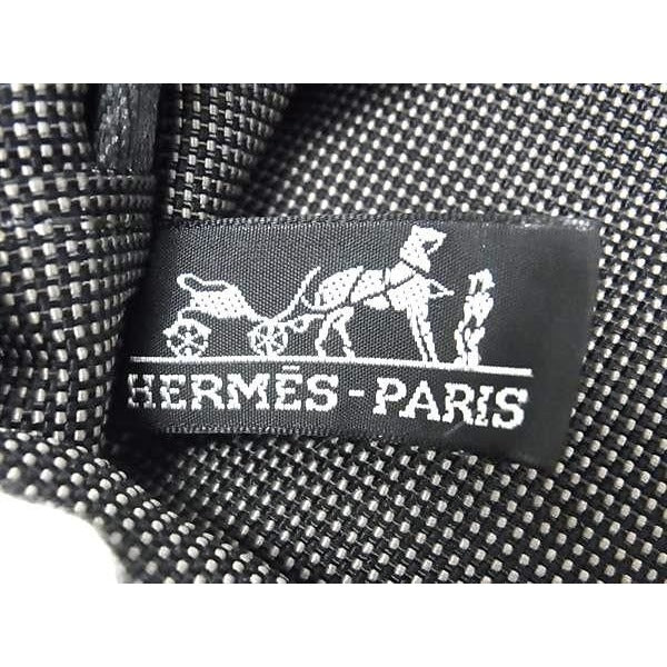 Hermes Tote Her Line MM Grey Silver Hardware Canvas — view 7