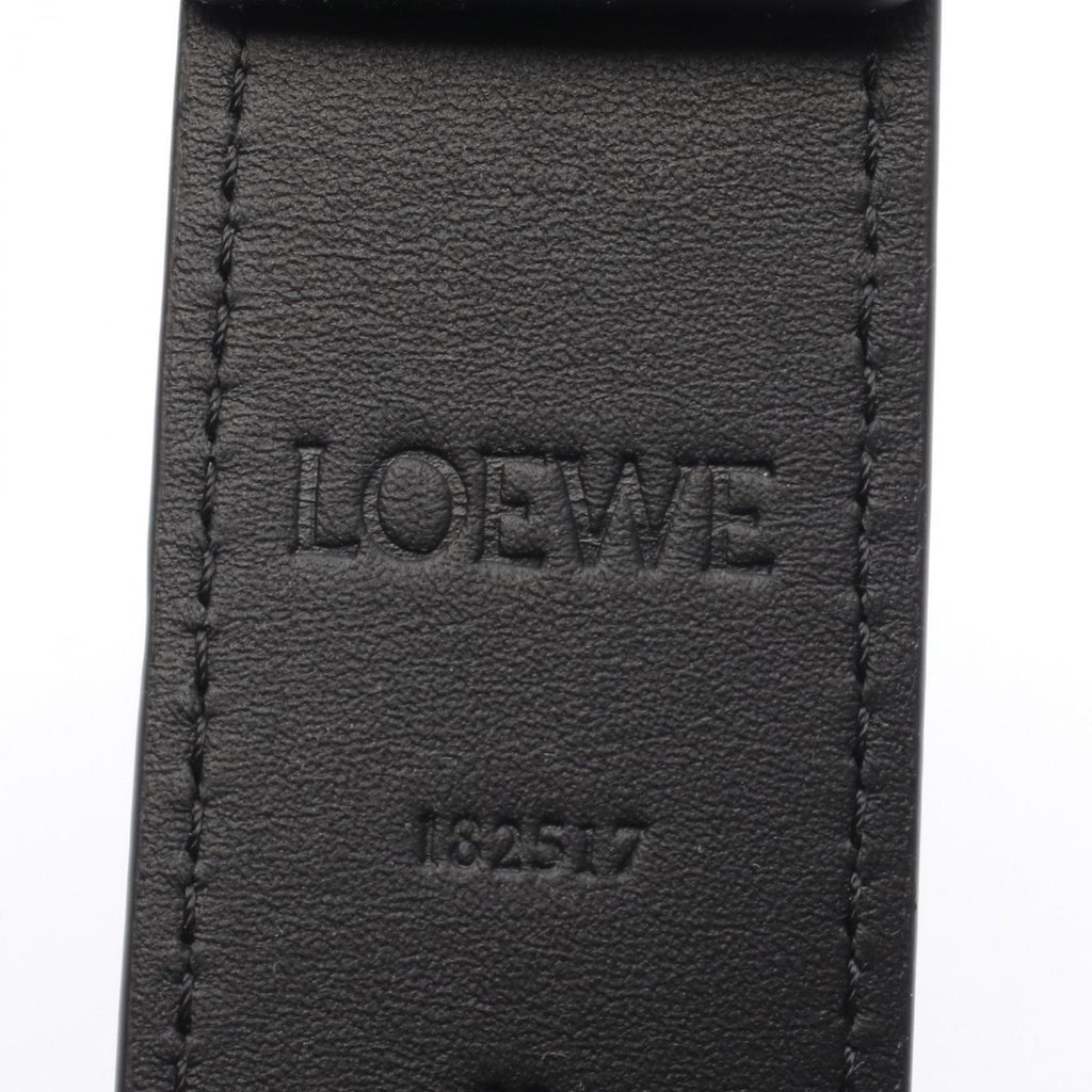 Loewe Belt Anagram Chunky Black Leather — view 4