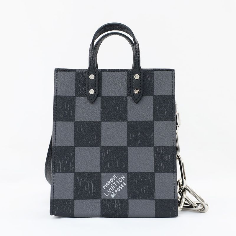 Louis Vuitton Sac Plat XS Damier Checkerboard Black — view 4