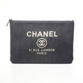 Chanel Clutch 21 Denim Logo
