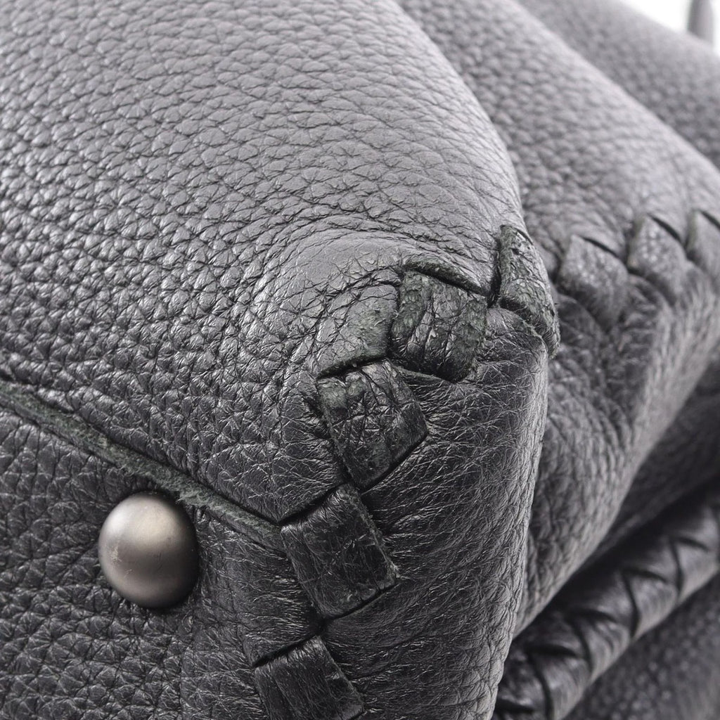 Bottega Veneta Tote Intrecciato Black Leather — view 5