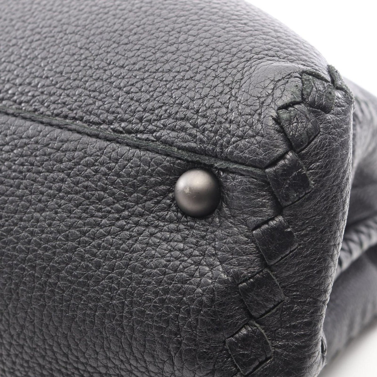 Bottega Veneta Tote Intrecciato Black Leather — view 6