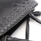 Bottega Veneta Tote Intrecciato Black Leather — view 7
