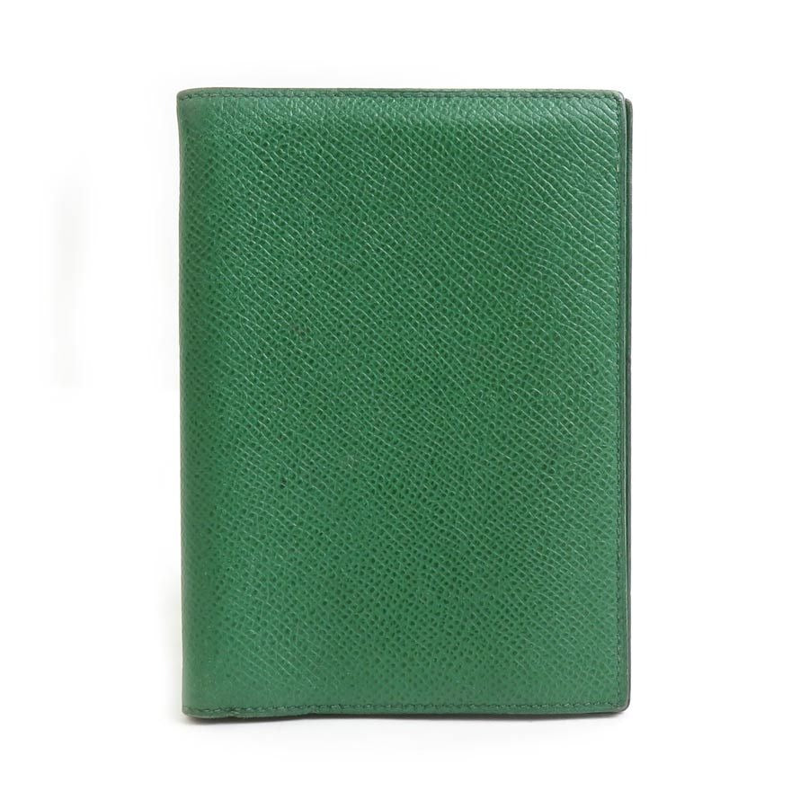 Hermes Notebook Cabas Leather Green