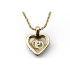 Christian Dior Necklace Vintage Logo Heart — view 3