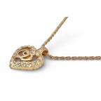Christian Dior Necklace Vintage Logo Heart — view 5