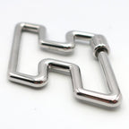Hermes Key Ring Holder H Logo Silver Accessories Small Items — view 3