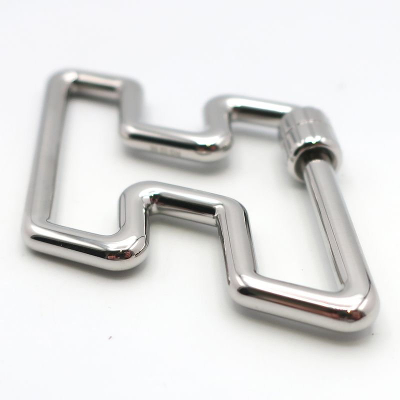 Hermes Key Ring Holder H Logo Silver Accessories Small Items — view 3