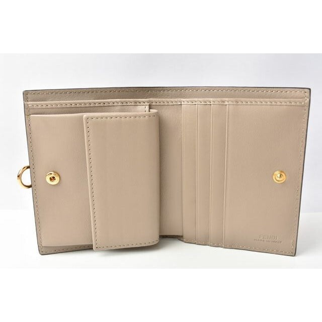 Fendi Wallet Foldable by the Way Calf Leather Rose 8 M0387 — view 6