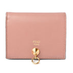 Fendi Wallet Foldable by the Way Calf Leather Rose 8 M0387