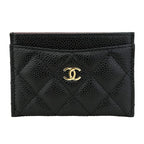 Chanel Card Case Porte-Cartes Classic Noir Black — view 3