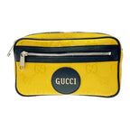 Gucci Nylon GG Pattern Off the Grid Body Bag Yellow