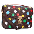 Louis Vuitton Pochette Metis MM Painted Dot Monogram Shoulder Bag
