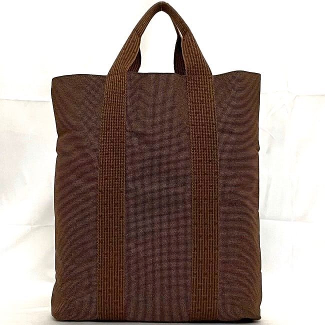 Hermes Tote Bag Her Line Cabas Brown Yale — view 5