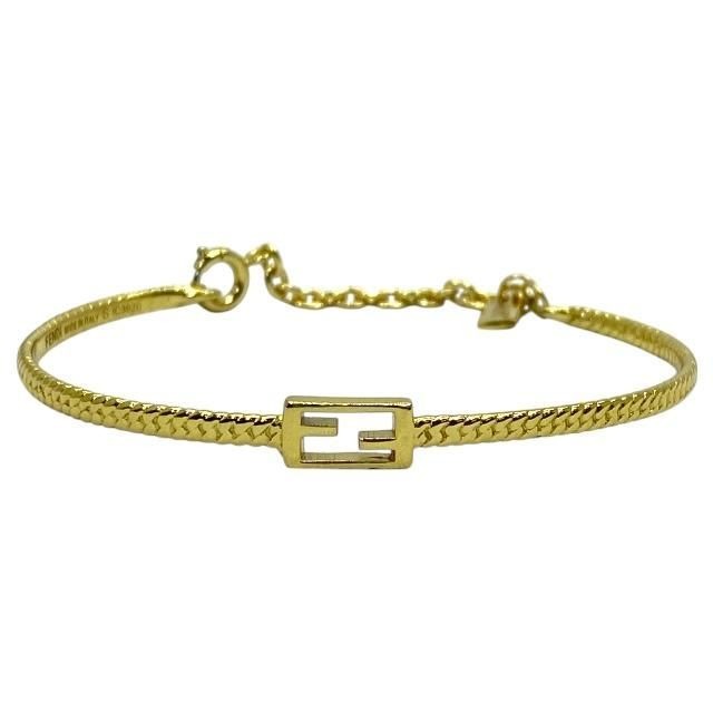 Fendi Baguette Bracelet Bangle Accessories Small FF Logo — view 2