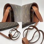 Louis Vuitton Monogram Bordeaux 2-Way Shoulder Bag Clutch — view 8