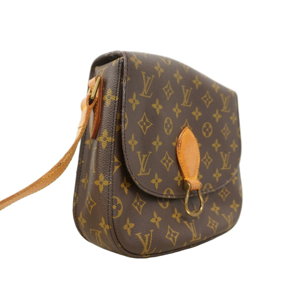 Louis Vuitton Shoulder Bag Monogram Saint Cloud GM Brown — view 2