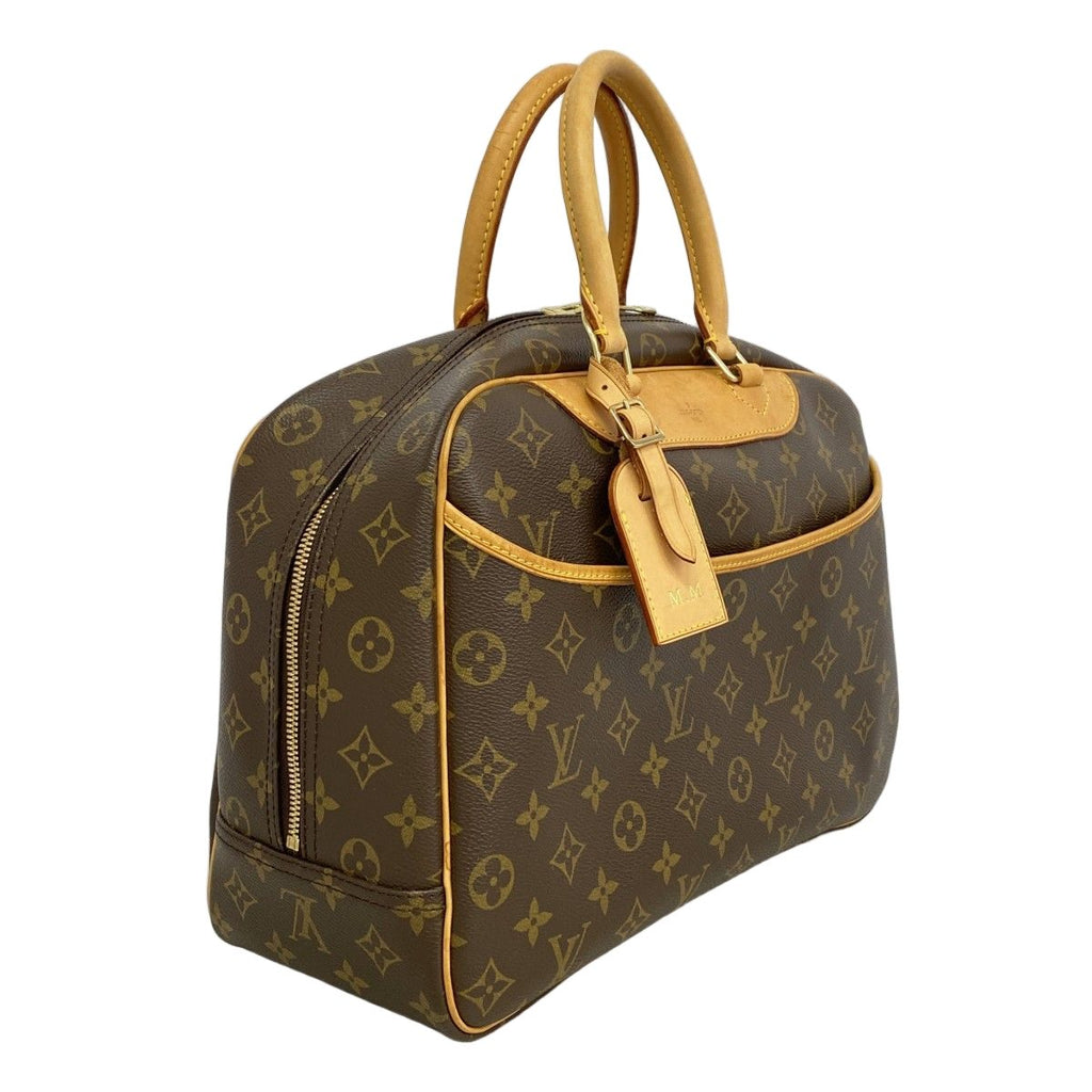 Louis Vuitton Handbag Monogram Deauville Brown — view 2