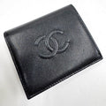 Chanel Small Flap Wallet Caviar Leather Black
