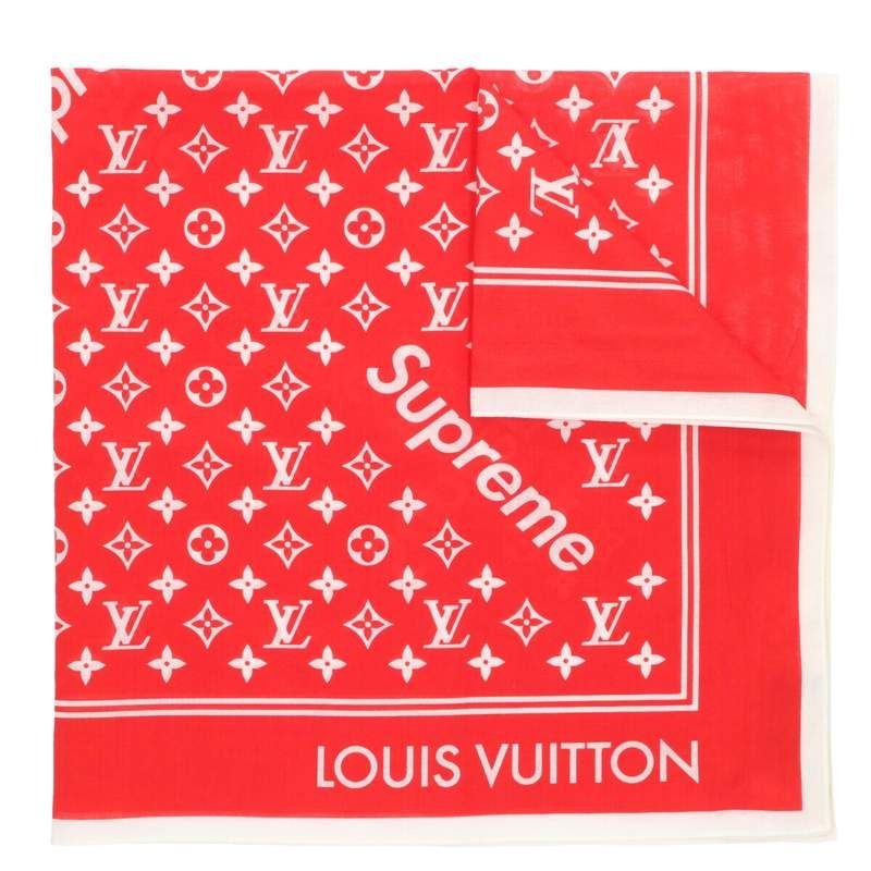 Louis Vuitton 17 AW Monogram Bandana Scarf