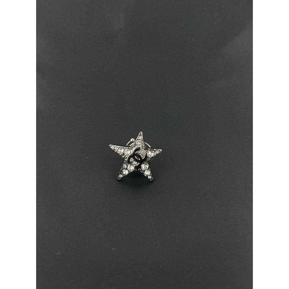 Chanel CC Logo Hair Star Motif Silver Vintage — view 5