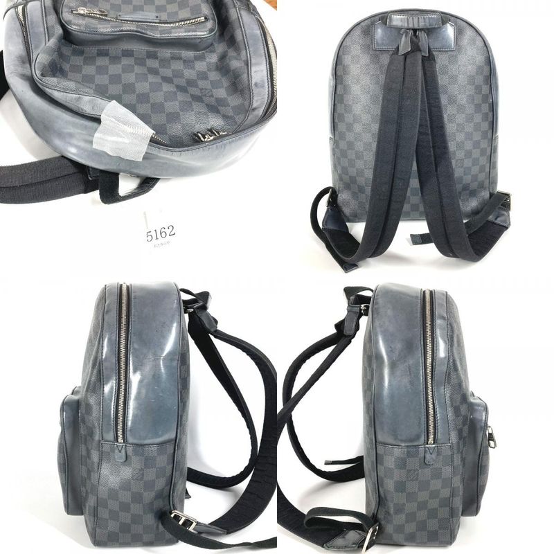Louis Vuitton Backpack Josh Damier Graphite Canvas Black — view 8