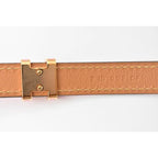 Hermes Belt Pop H15 Size 75 Vaux Epson Rose Pink Gold Hardware — view 4