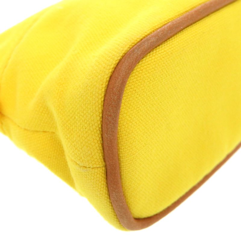 Hermes Bolide Pouch 16 Mini Cotton Yellow Cosmetic 0804 — view 5